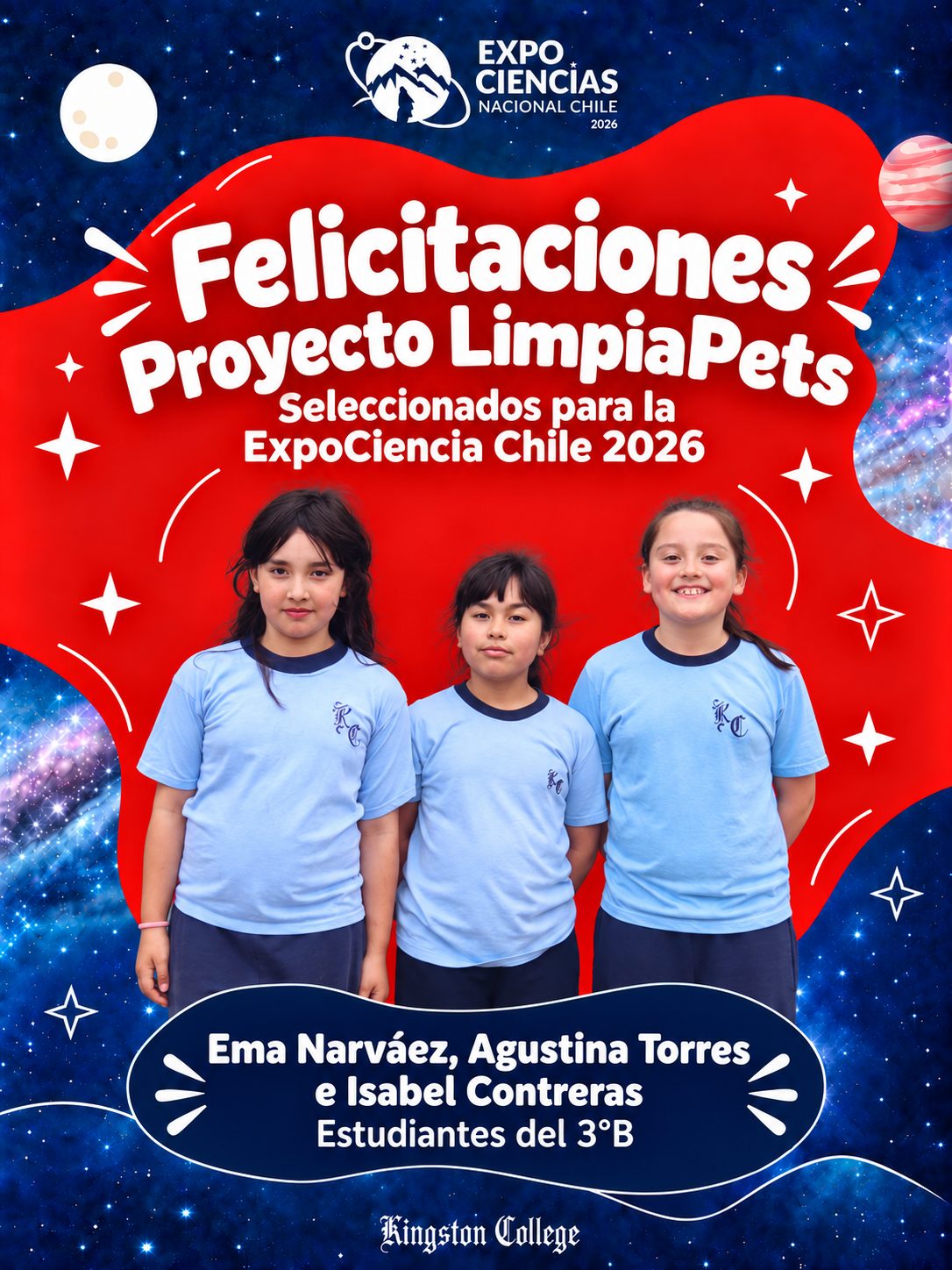 Felicitaciones por LimpiaPets en ExpoCiencia