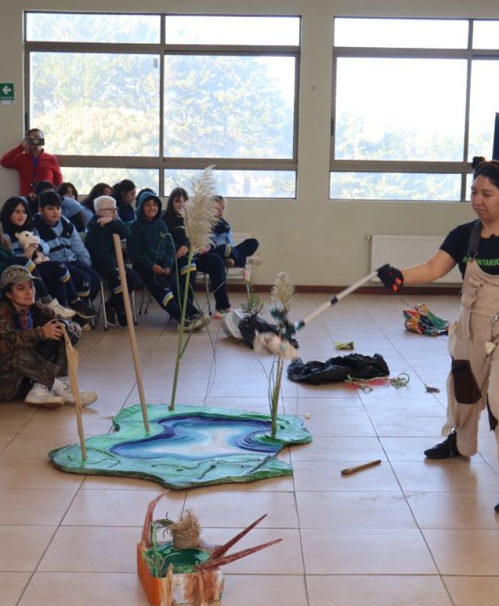 Estudiantes de Kingston College participan en obra de teatro medioambiental junto a empresa Atacagua